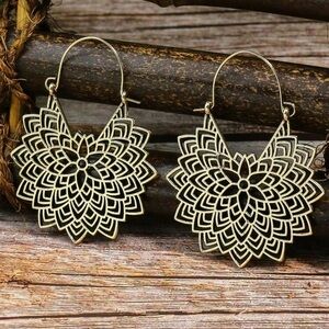 New boho gold earrings